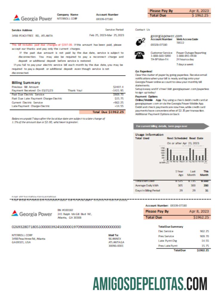 SCR da nova marca comercial da Georgia Power Utility exemplo real